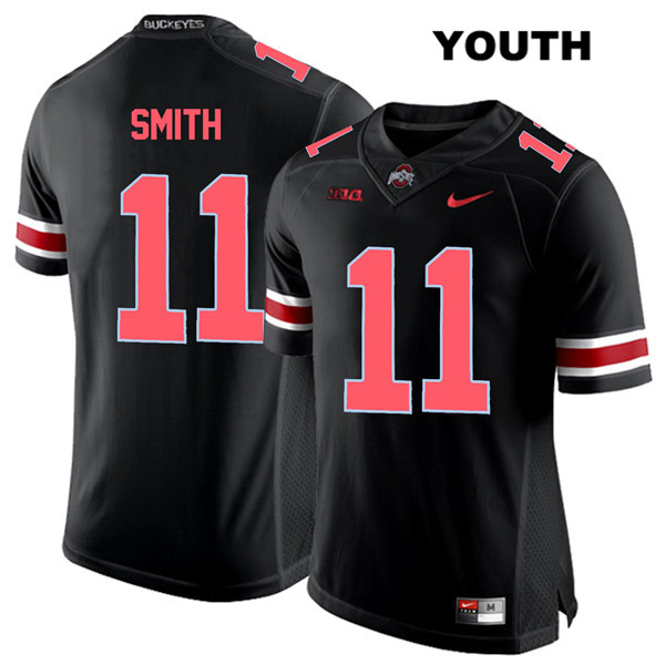 Ohio State Buckeyes Youth Tyreke Smith #11 Red Number Black Authentic Nike College NCAA Stitched Football Jersey TW19B37DT